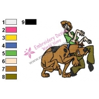 Scooby Doo Embroidery Design 08